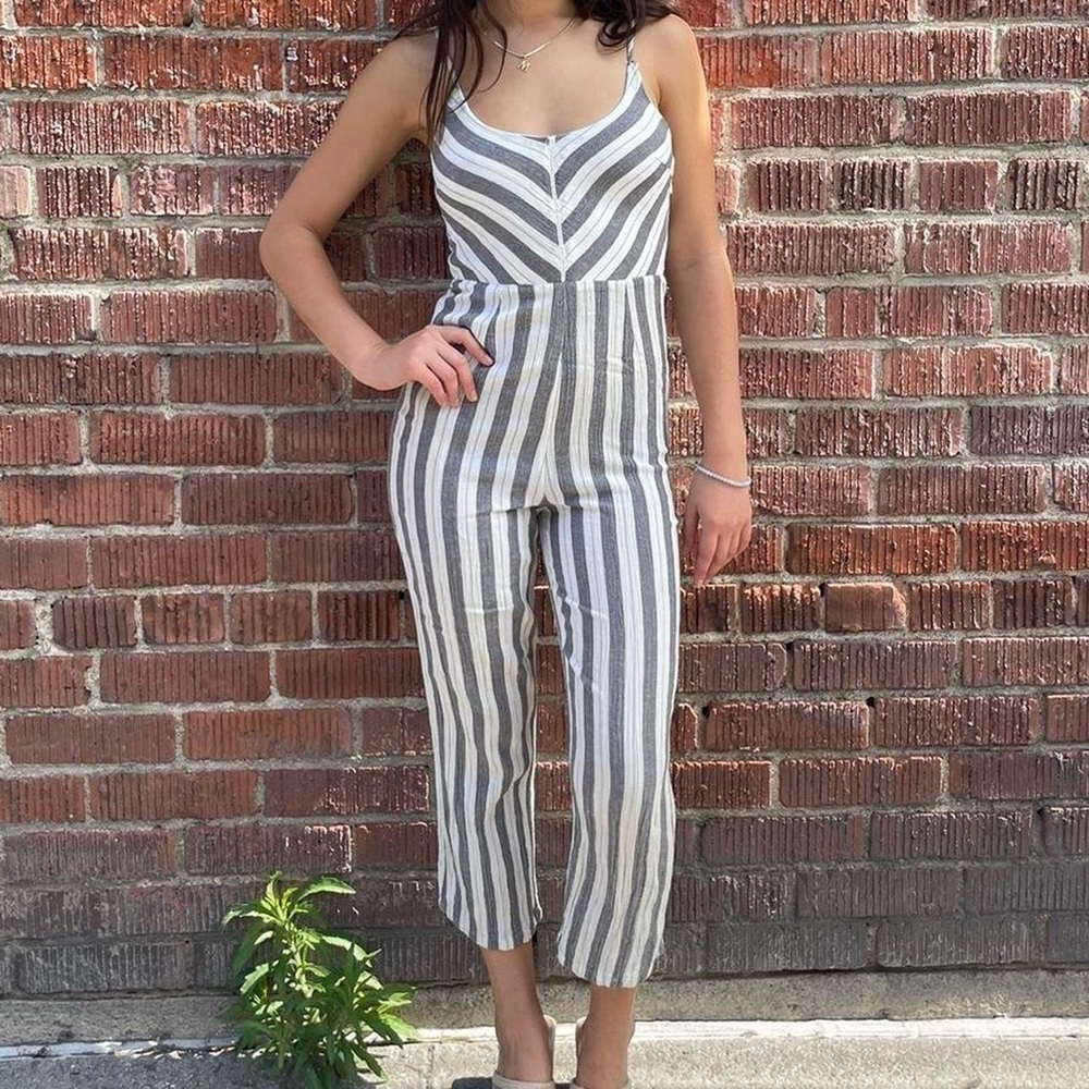LA HEARTS striped open back jumper sz xs